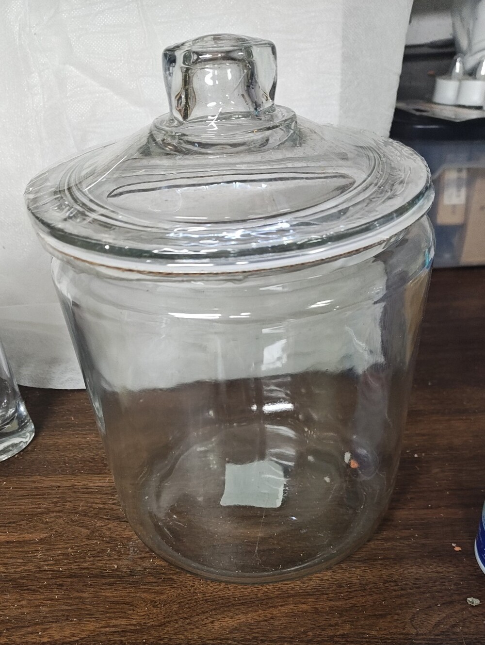 Anchor Hocking Clear Glass Jar with Lid - Transparent